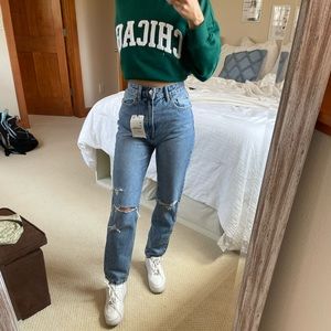 Zara mom jeans